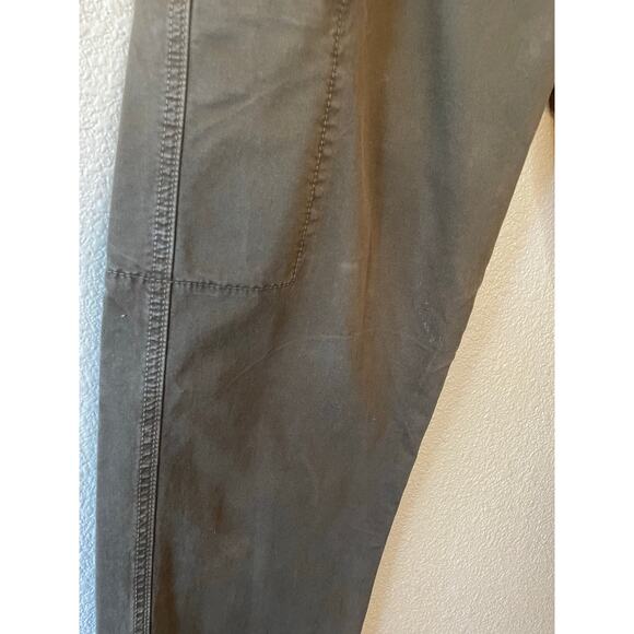 Vince Y2K Boho Straight Leg Cargo Style Olive Green Pants Size 30 - Picture 3 of 14